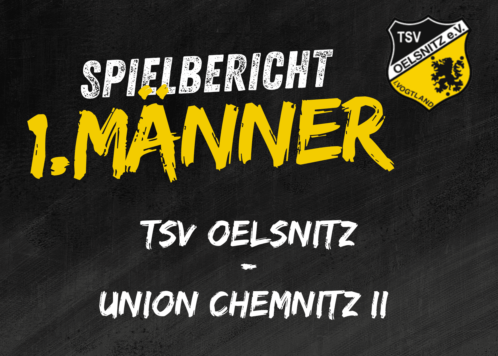 Regionsoberliga Chemnitz Männer:   TSV Oelsnitz – Union Chemnitz II    32:25 (16:13)