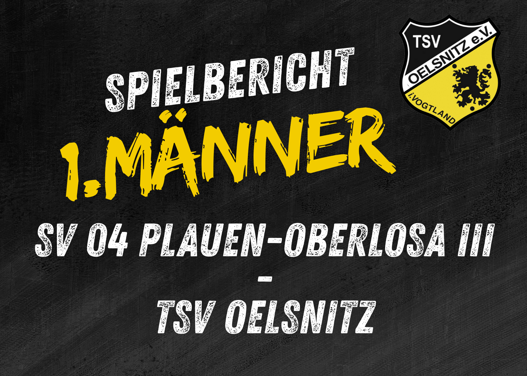 Regionsoberliga Chemnitz Männer:   SV 04 Plauen-Oberlosa III – TSV Oelsnitz    32:25 (18:13)